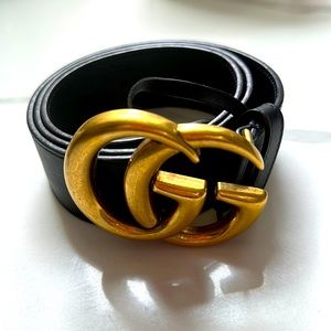 Women’s Gucci Marmont Wide Leather belt - Size 75